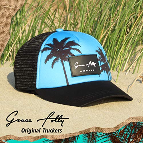 Image of Grace Folly Foam Trucker Hat Snapback Mesh Baseball Cap for Men or Women