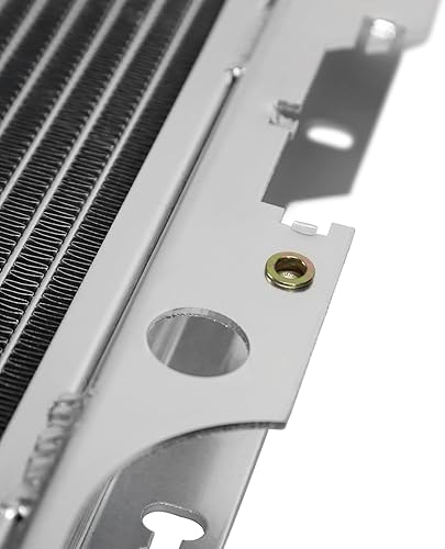 Miniatura 5 de SPEC-D TUNING Radiador de carreras de enfriamiento de aluminio de 3 núcleos/filas compatible con Jeep Wrangler Tj/Yj 1987-2006