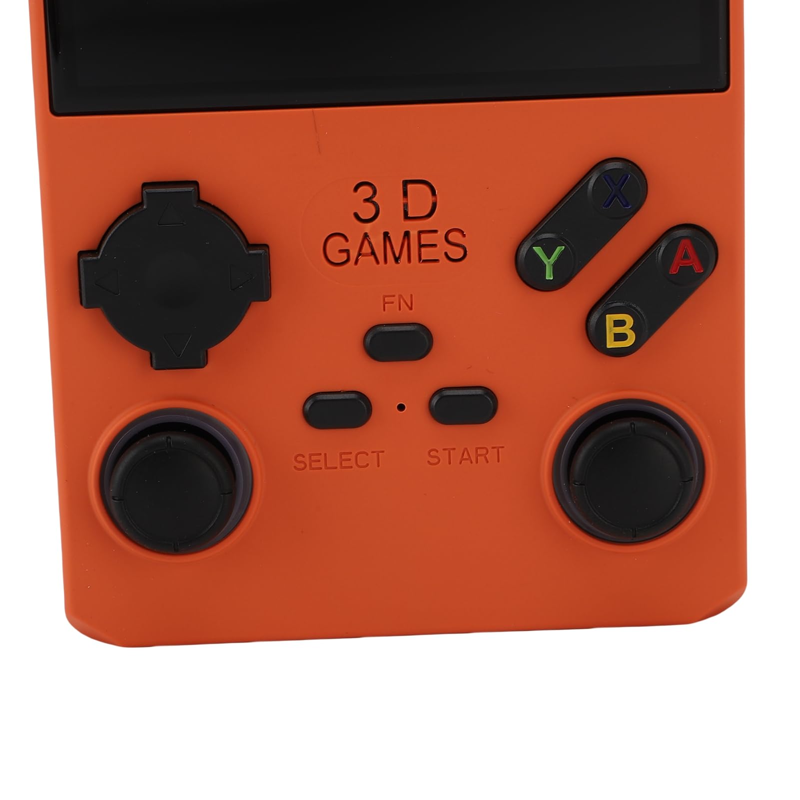 Kavolet Handheld-Spielekonsole, Retro-Gaming-Konsole, 4-Zoll-tragbares System mit 256 GB Speicherkarte, 720 X 720, 4000 MAh [Gaming für unterwegs] (Orange)