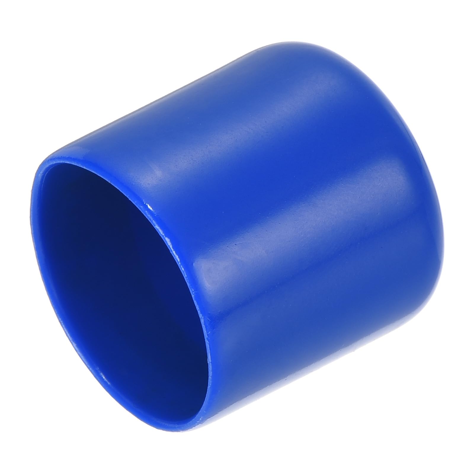 uxcell 20pcs Rubber End Caps 25mm ID Vinyl Round Tube Bolt Cap Cover Screw Thread Protectors Blue