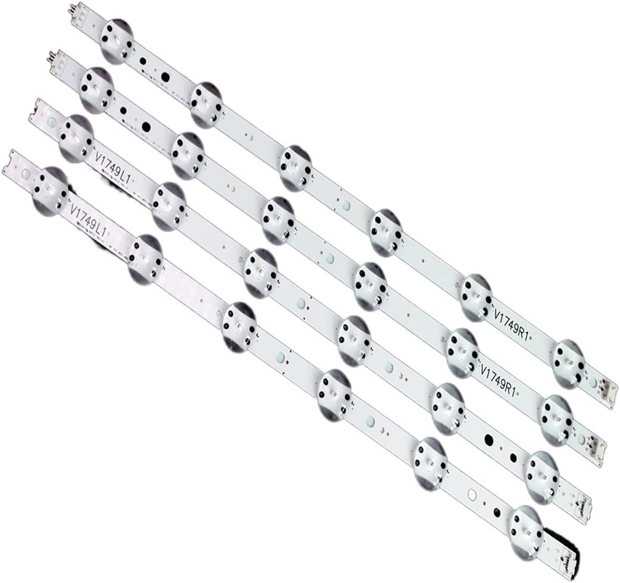 KEIOMI 4 PCS/colocar LED Strip Fit for LG 49UV340C 49UJ6565 49UJ651V 49UJ670V 49UJ701V V17 49 R1 L1 Art3 2862 2863 6916L-2862A 6916L-286 tiras de retroiluminación led