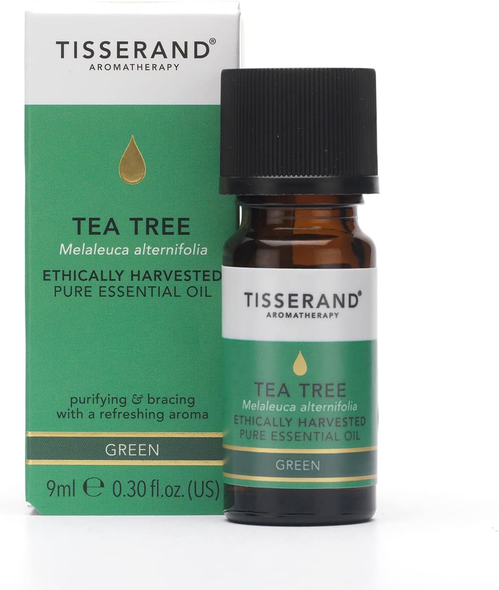 Tea Tree Ethically Harvested Essential Oil - Massage, Aromatherapy, Diffuser and Skin Oil with Vibrant and Green Aroma - 100% Natural Pure - 9ml