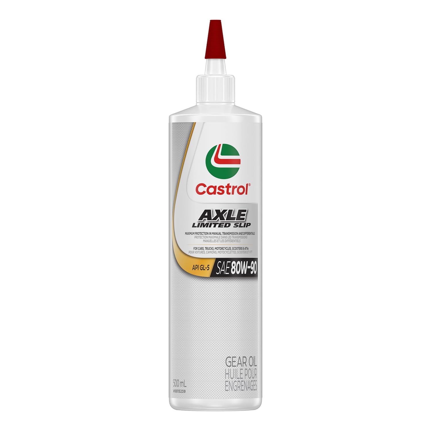 Castrol Axle Limited Slip Outboard Gear Oil 80W-90 API GL-5 500mL