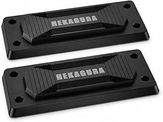 HEKAGURA Gun Magnet Mount, 55 lb Rating,Magnetic Gun Holster| Rubber Coated Gun Holder for Handgun, Shotgun, Rifles, Revolvers| Beside Holster, Using in Cars, Trucks, Wall, Desk
