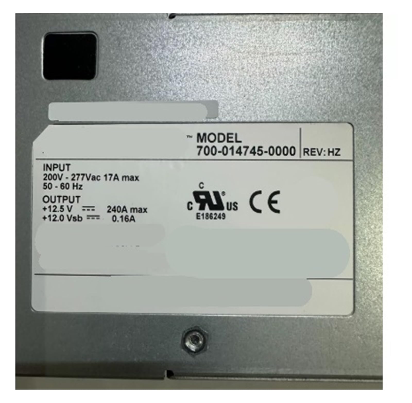 ZVQYSGIW Power Supply 3000W 700-014745-0000