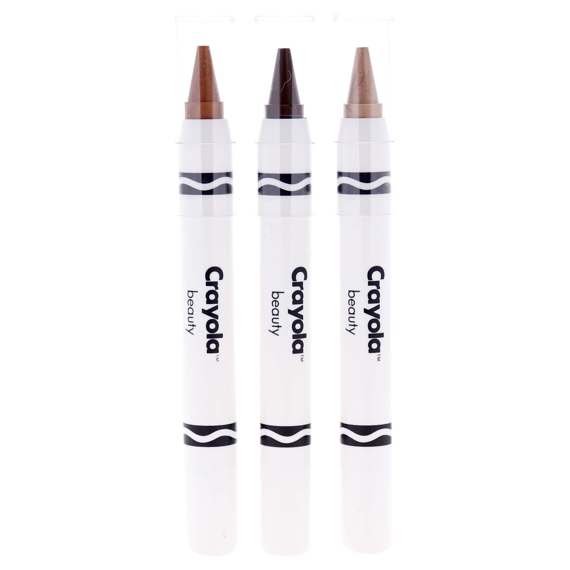 Crayola BeautyEye Crayon Trio Heatwave - Cooper, Dark Chocolate, Tumbleweed