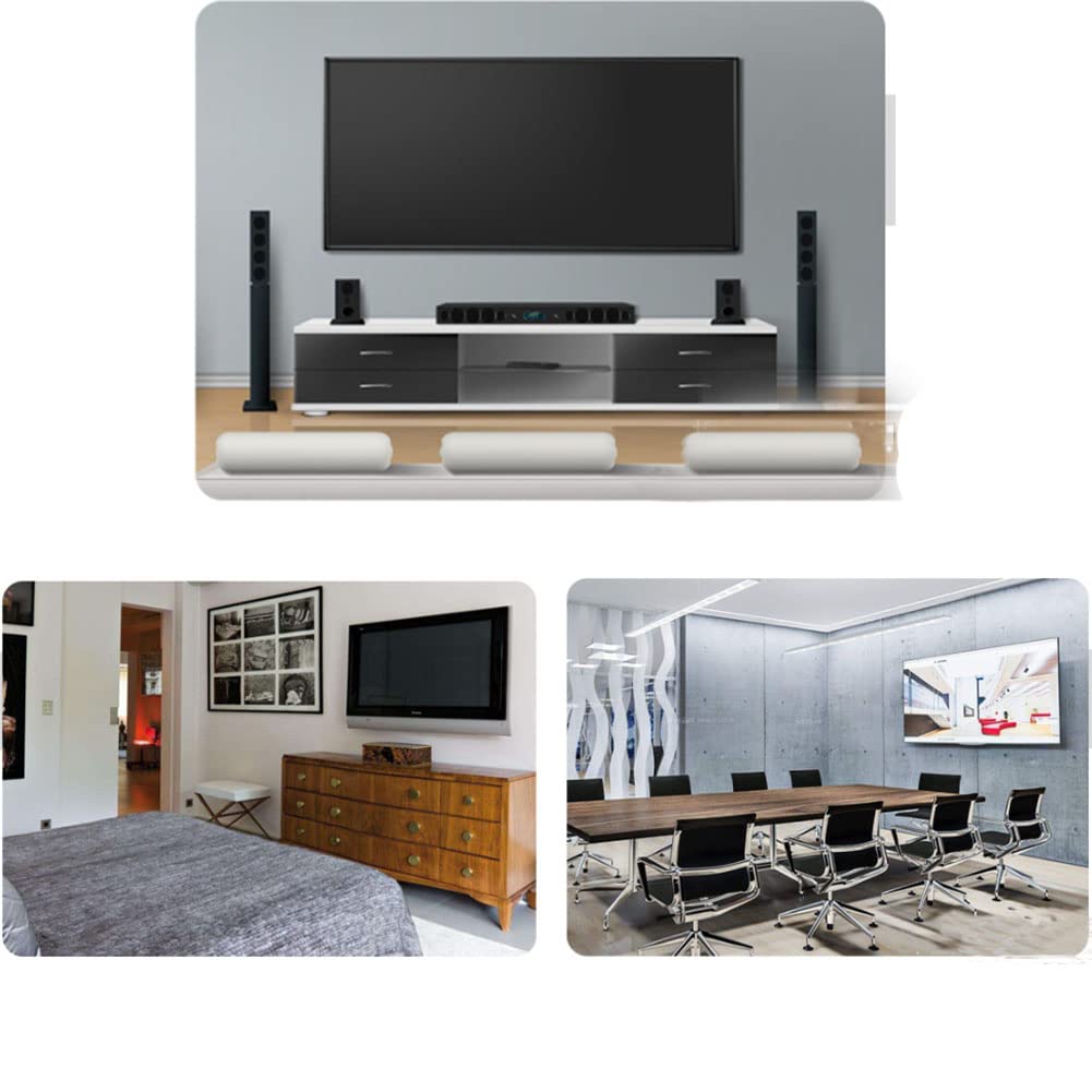 Supporto per TV fisso per TV da 26" a 65", supporto universale a parete sottile per TV a schermo piatto, supporta solo la TV da 1.2 pollici dalla parete, VESA max 470x430 mm, carico massimo 49.9 kg
