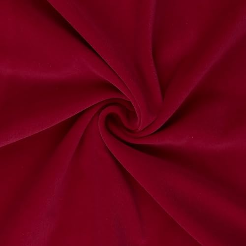 Miniatura 2 de Mook Fabrics Terciopelo sólido, corte de arándano por yarda