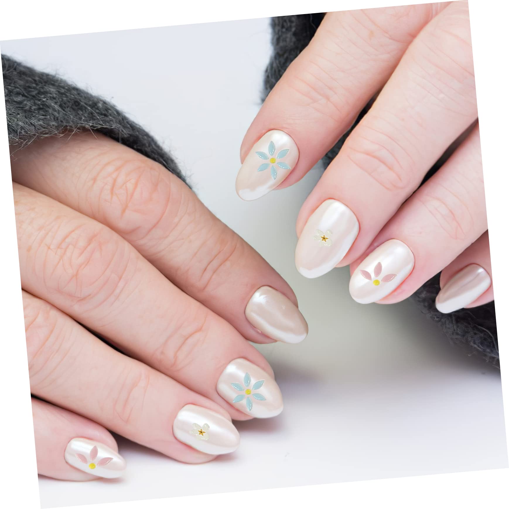Beaupretty Pegatinas Decorativas De Uñas De Stickers De Para Uñas Aplicación Y Para Fiestas Y Ocasiones Especiales Seguros Y Amigables 3 Piezas X 4