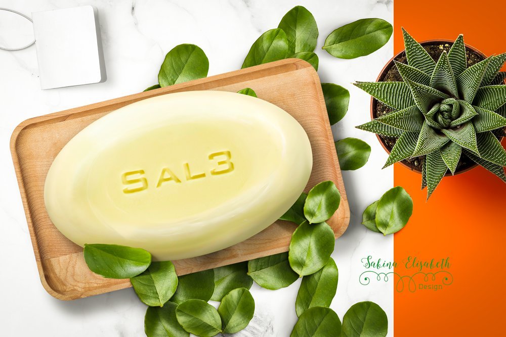 3 Pack SAL3 Acne Bar Soap 3 Salicylic Acid, 10 Sulfur Body Wash