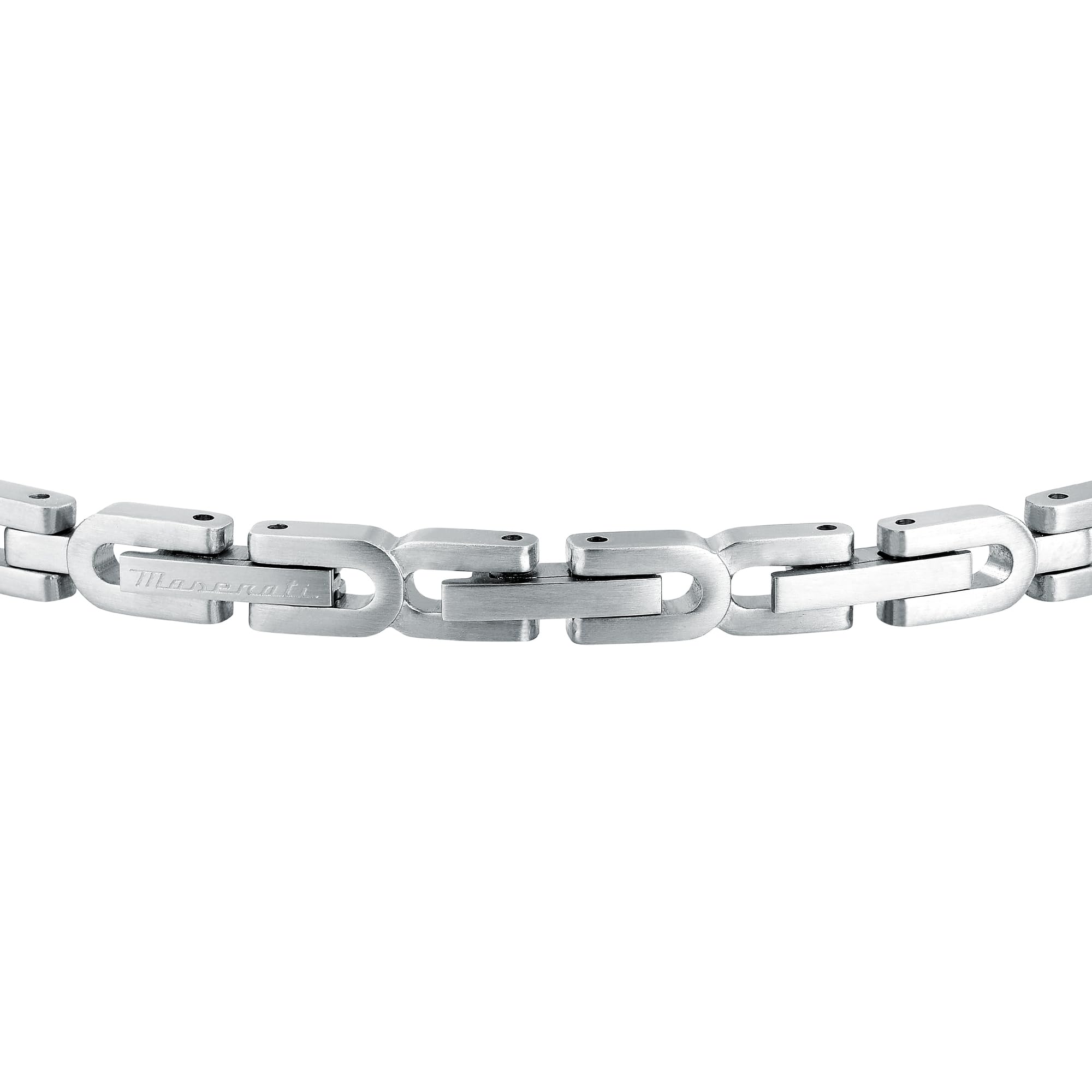 Maserati Bracciale Uomo in Acciaio, Cristalli, Collezione Iconic - JM423AVD27
