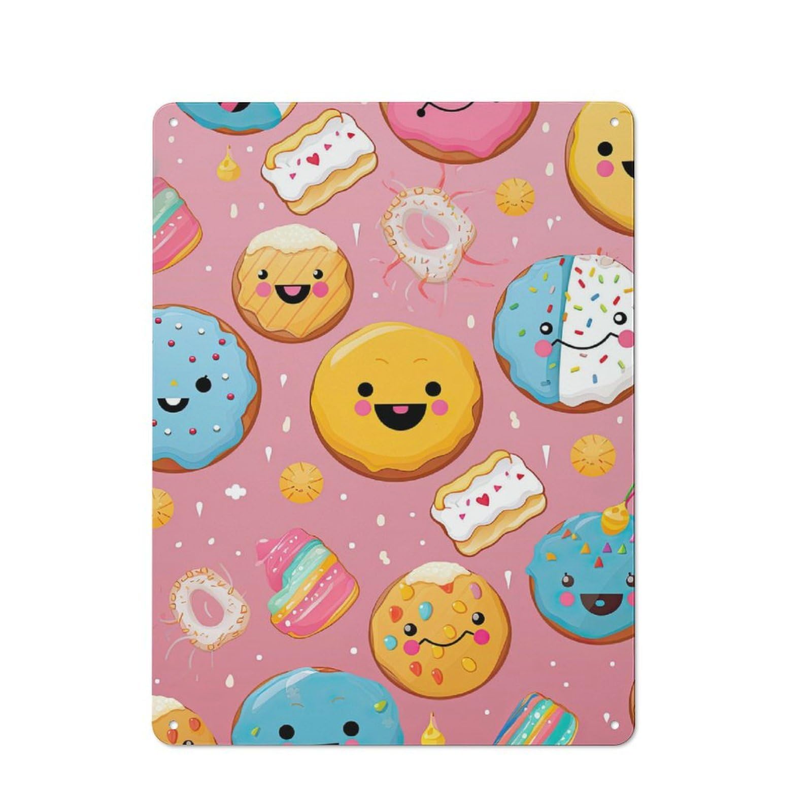 Junmoney Sweet Sweets Rustic Tin Wall Plaque 40X30cm For Garage Or Workshop, For Garage Decor Fans, For Retro Home Interiors