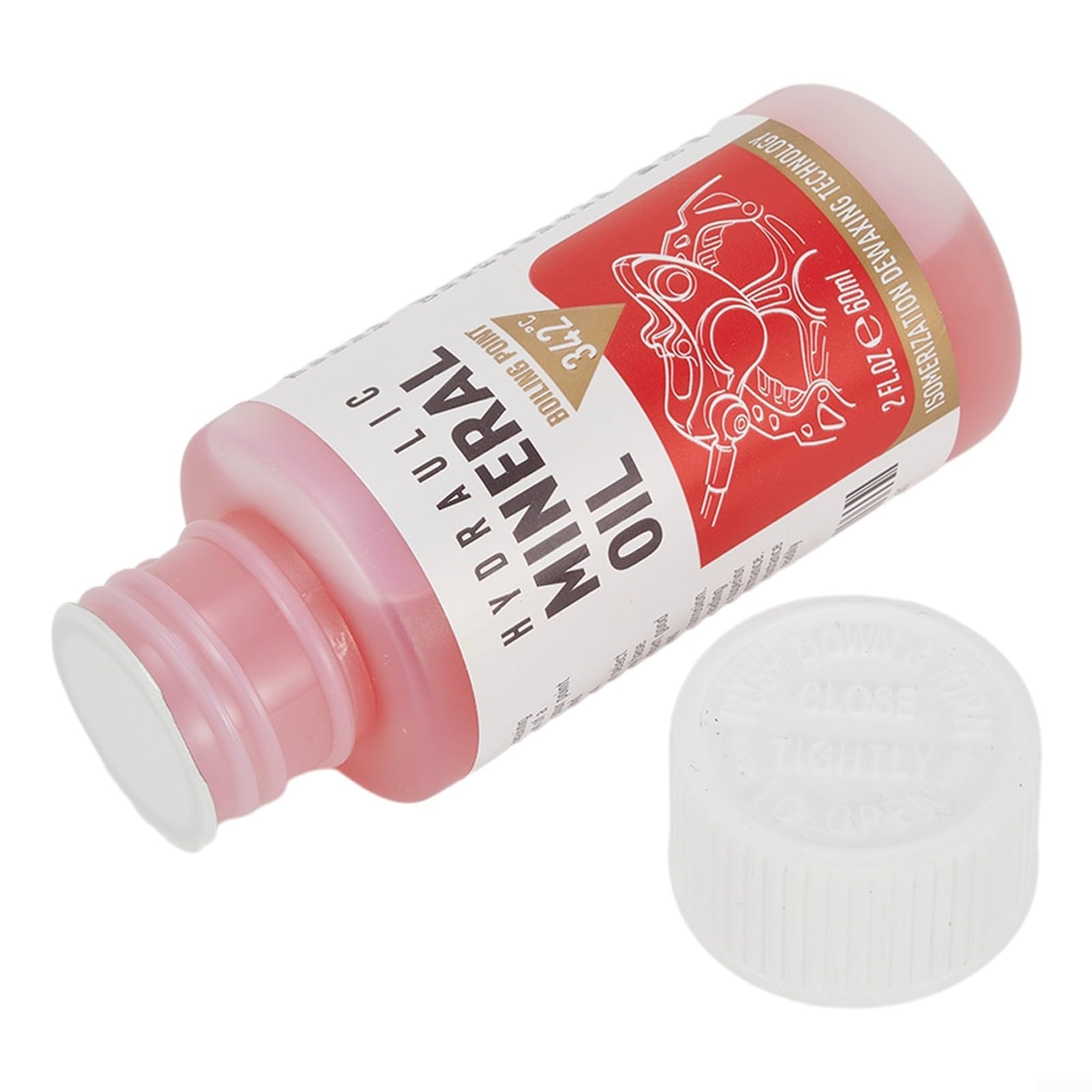 Gdfnmogo EZMTB hydrauliczny płyn hamulcowy do roweru, 60 ml, olej mineralny i DOT 5.1 do hamulców tarczowych MTB, do Tektro, Nutt i Avid, niebieski olej mineralny