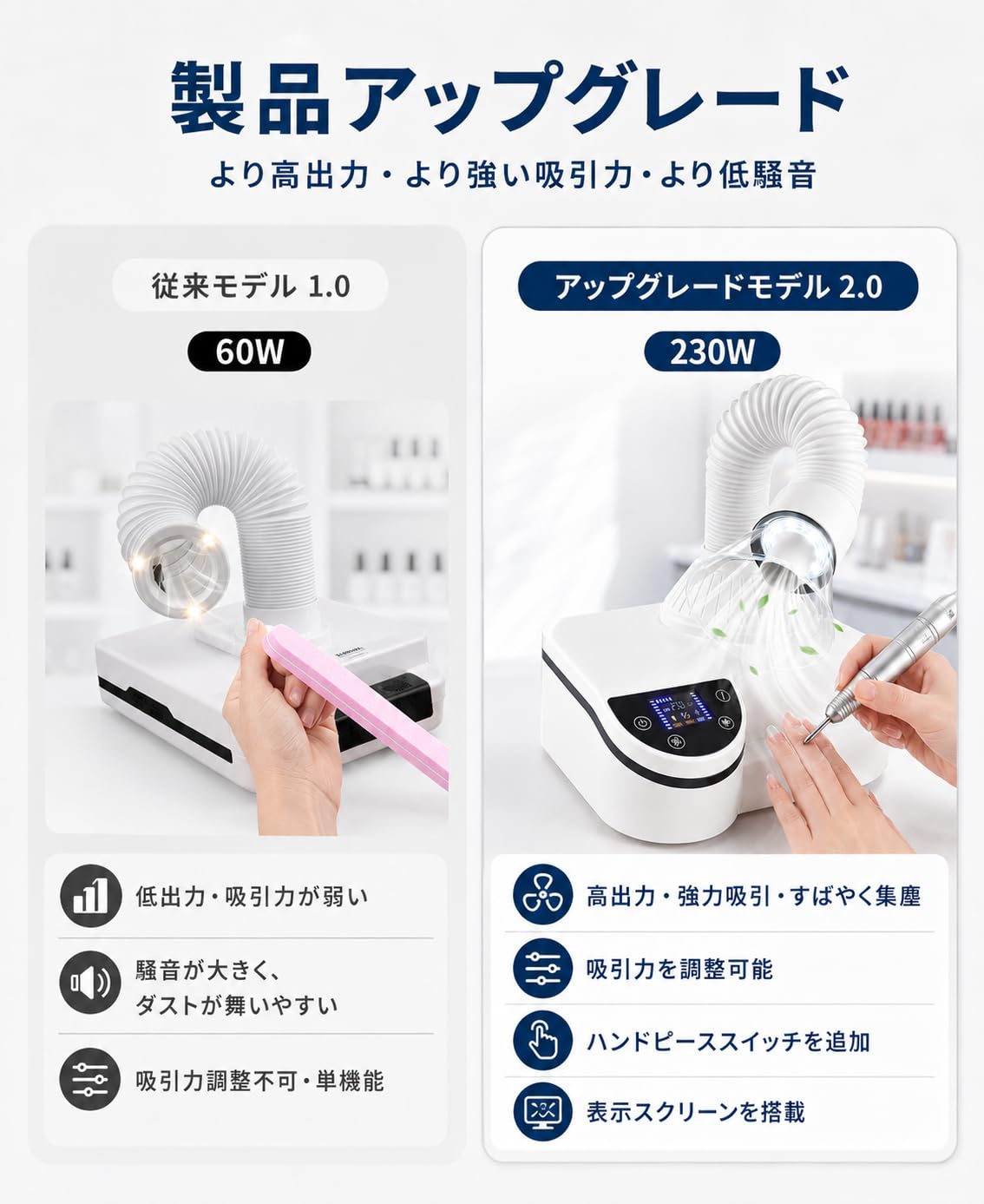 ネイル集塵機　mx ネイル集塵機 mx TAT - EDGE office - ◇MX4 コードレス ネイルダスト