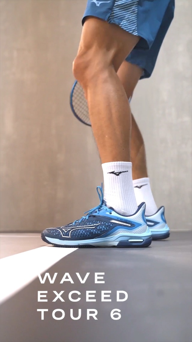 シューズ(男性用) Mizuno WAVE EXCEEED TOUR6 Wave Exceed Tour 6 AC Men's Tennis Shoe - Mizuno USA