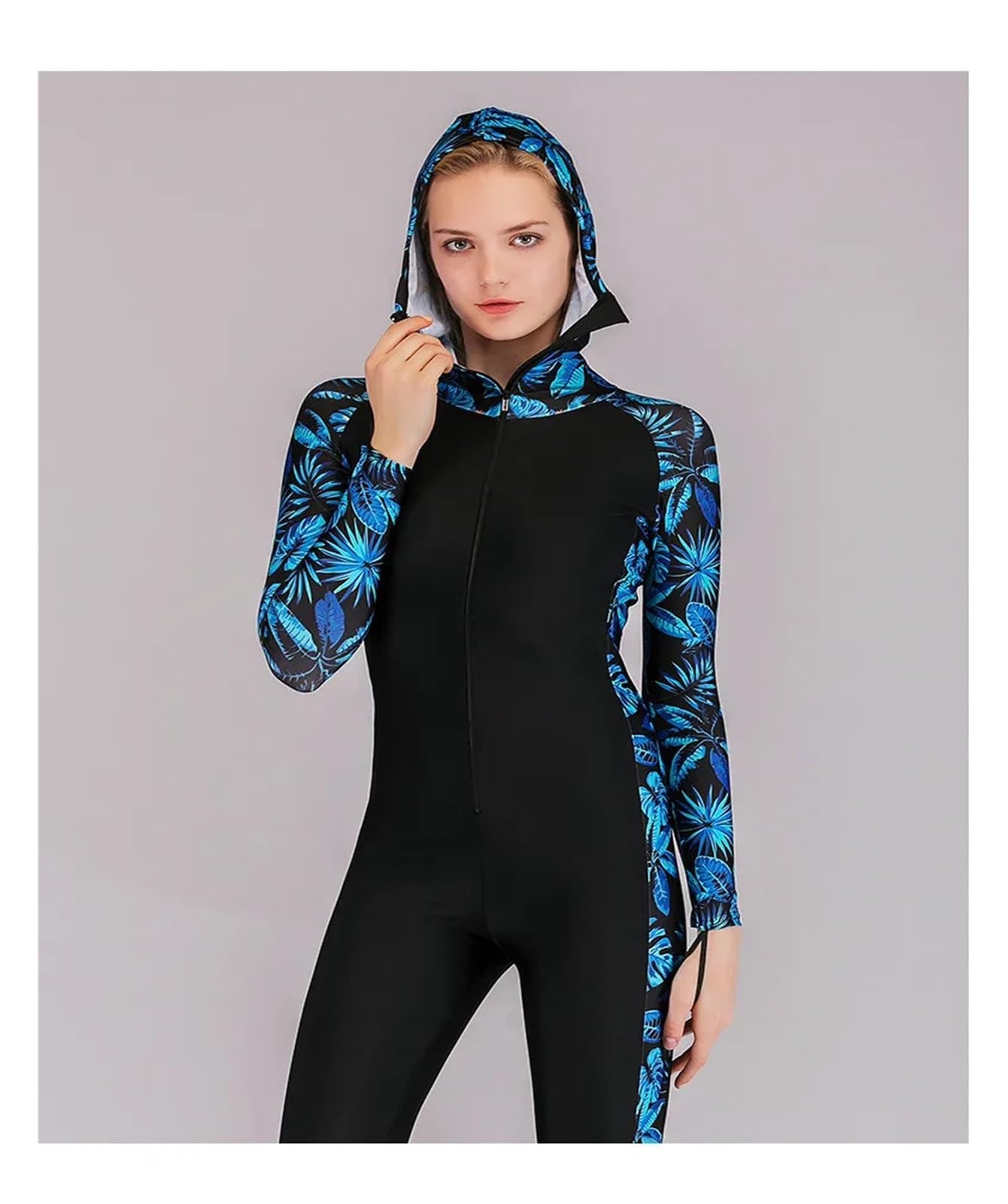 Combinaison de plongée for Femme, Cagoule, Maillot de Bain, Protection intégrale Contre Les méduses, vêtements de plongée avec Tuba