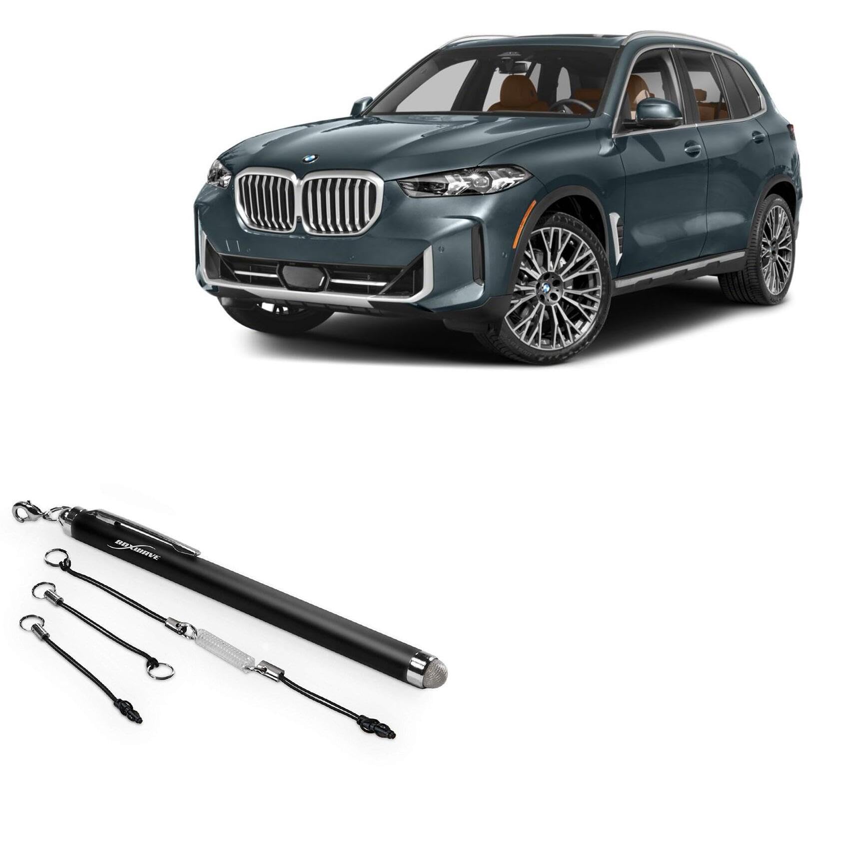 BoxWave Stylus Pen Compatible with 2024 BMW X5 sDrive40i Display (14.9 inches) - EverTouch Capacitive Stylus, Fiber Tip Capacitive Stylus Pen - Jet Black