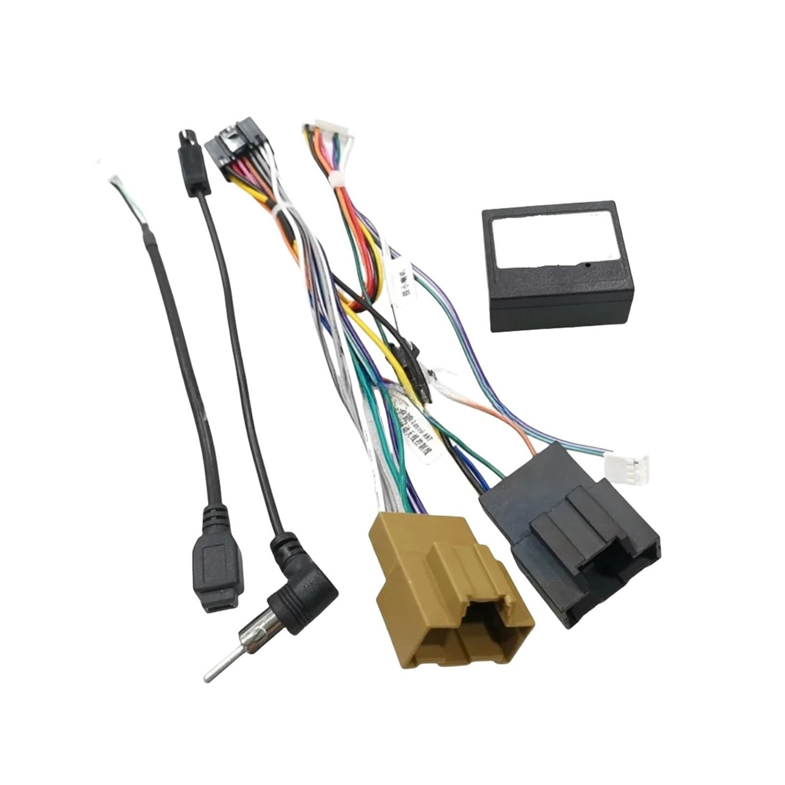 Adaptador de arnés de cableado de 16 pines para coche, decodificador de caja CANbus RZ-GM09, compatible con radio Android para Chevrolet Malibu XL 2016.