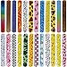 GOLDGE 24 Pezzi Braccialetti Slap, Schiaffo Bracciali per Bambini Compleanno Festa Bomboniere Slap Bracelets Giocattolo per Ragazze e Ragazzi