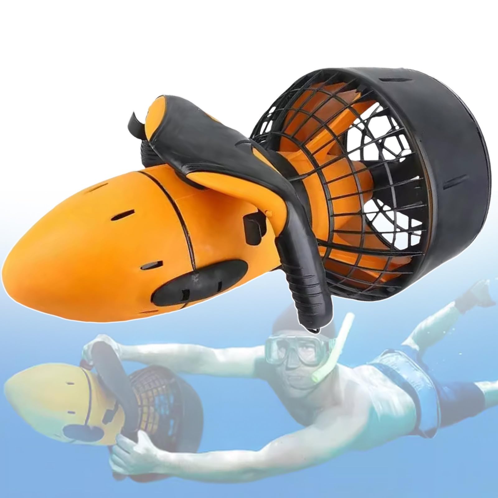 Elica Subacquea elettrica, Attrezzatura Sportiva Subacquea, Scooter subacqueo ricreativo, Elica per Piscina a Doppia velocità, Adatto per Piscine, campi da Gioco