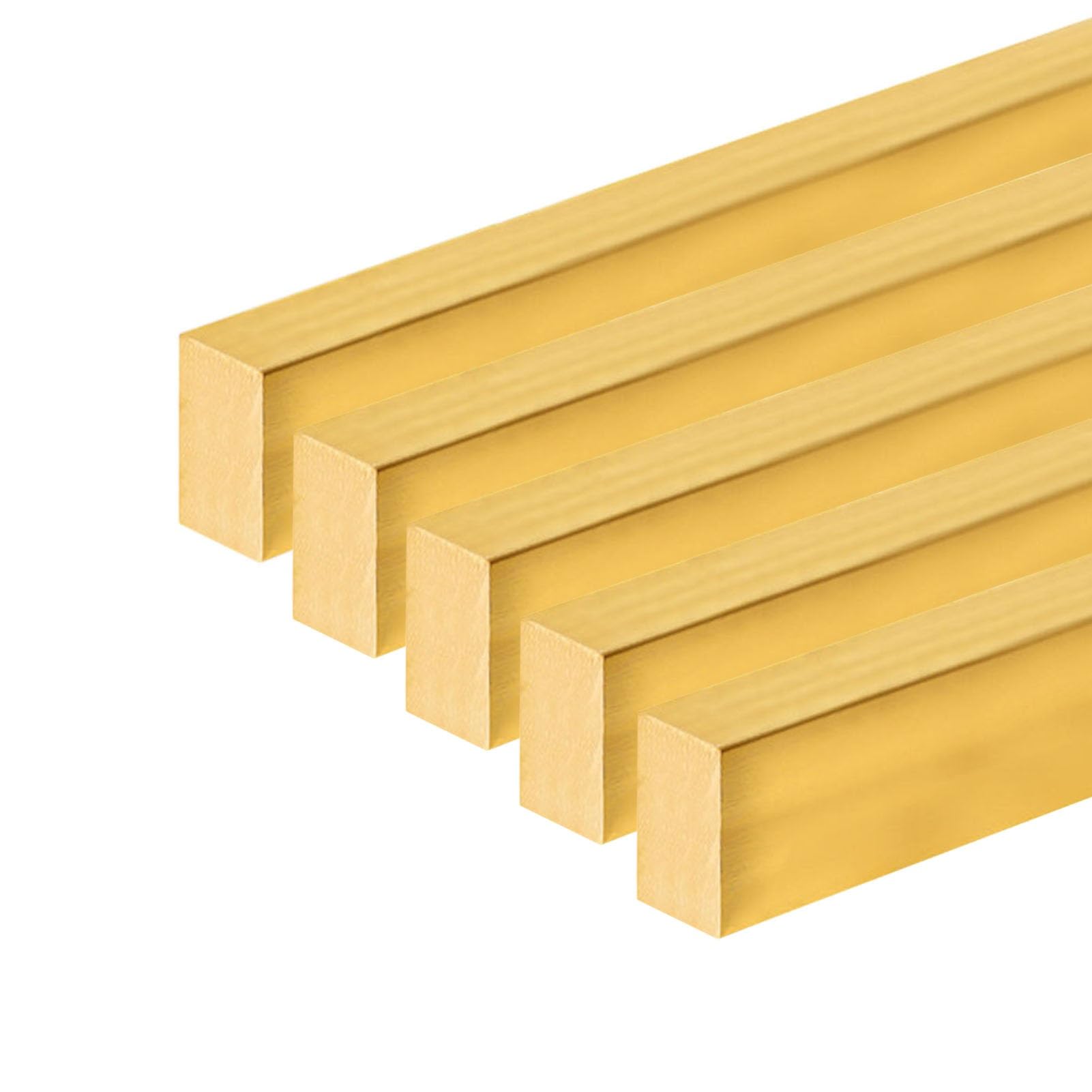 Perfil de Transición para Suelo 5 Tiras de Latón para Transición de Madera a Azulejo, Tira de Transición de Perfil Bajo para Suelo, Perfil de Unión para Umbral.(5mmx10mm)