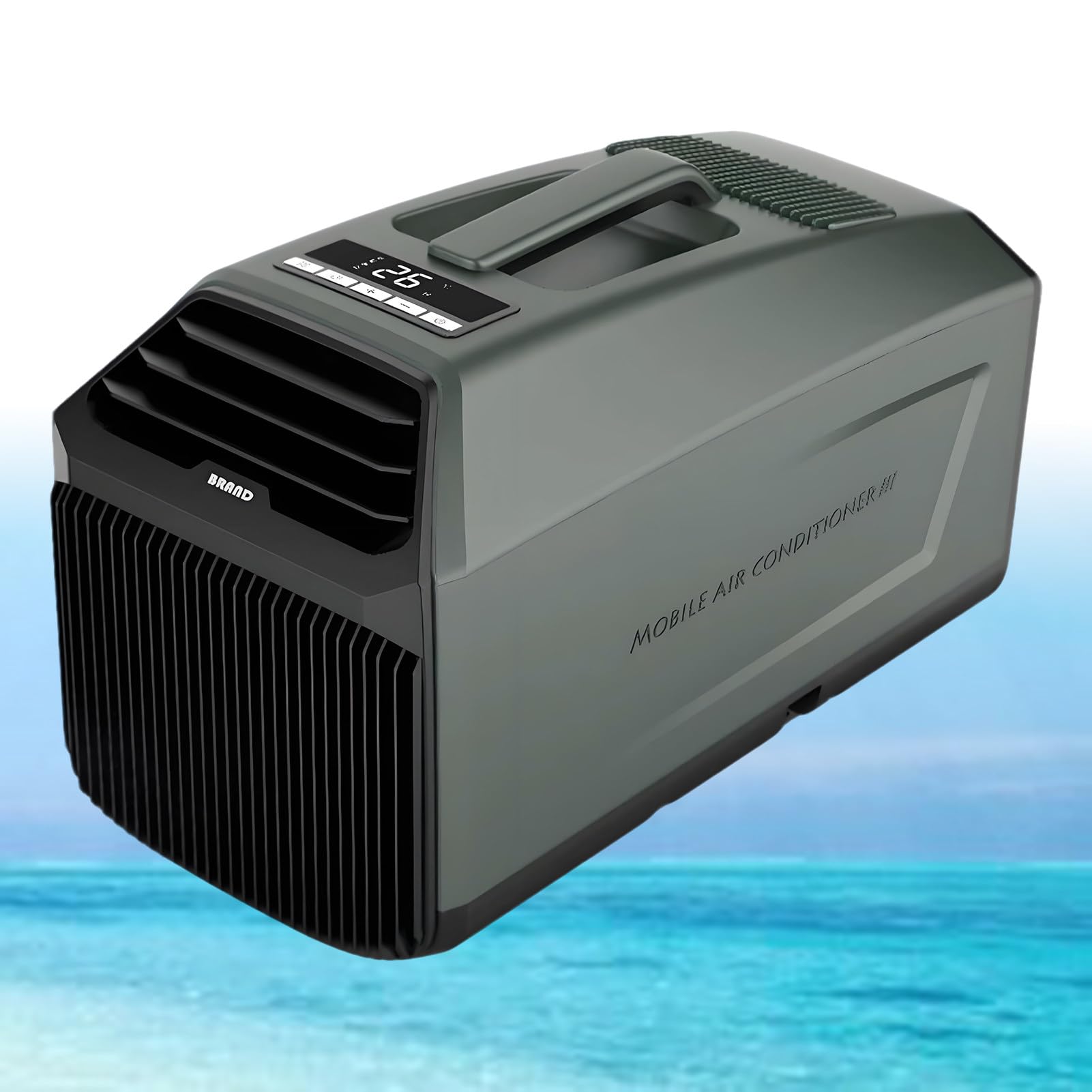 ExoticaBlend 4500BTU Camping Air Conditioner, Quiet Portable AC for camping, Car, Truck & Indoor Use, Cooling Rooms up to 53-86 Sq Ft Green