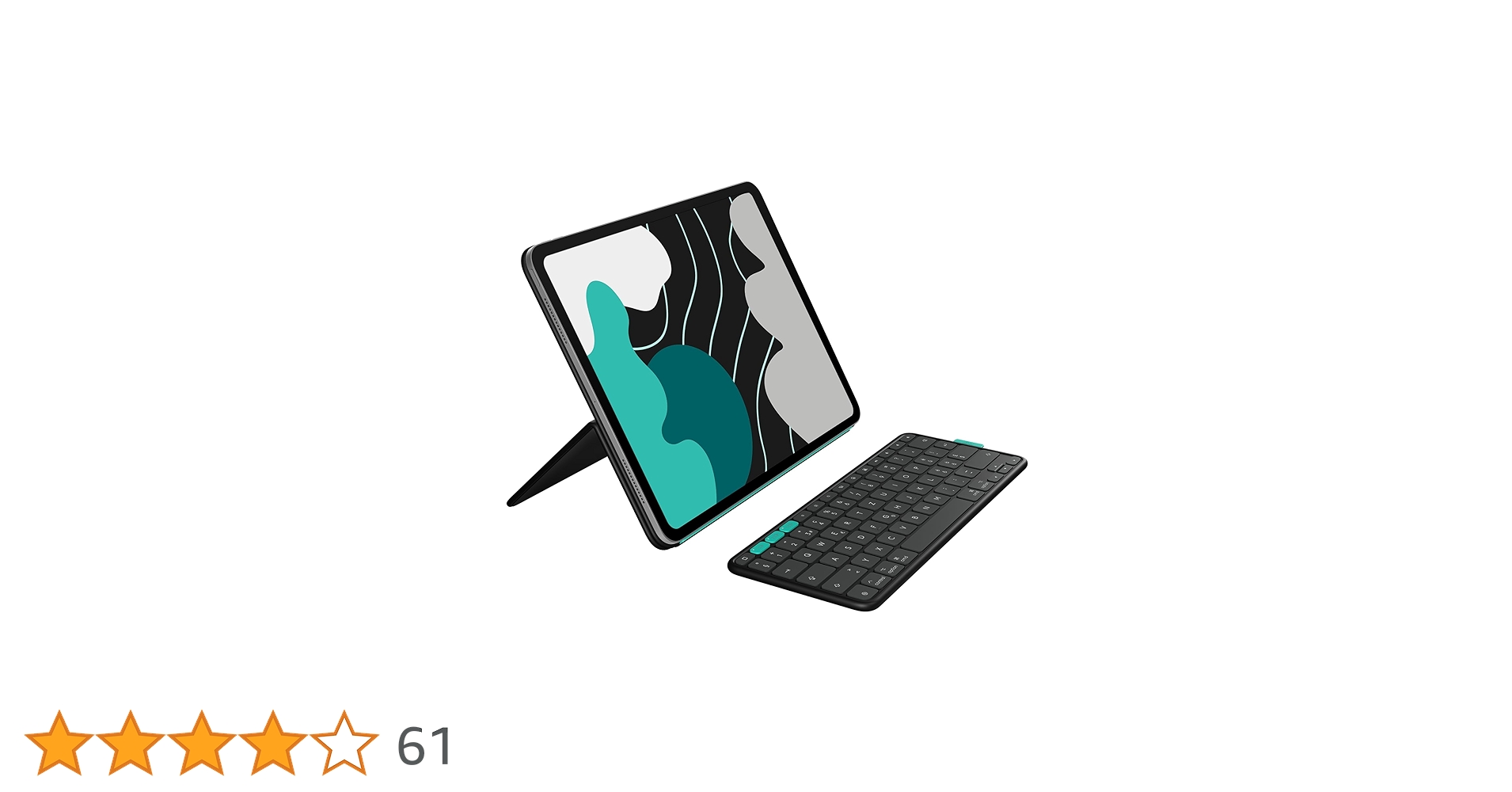Logitech Flip Folio, Keyboard Case for iPad Pro 13-inch (M4 & M5
