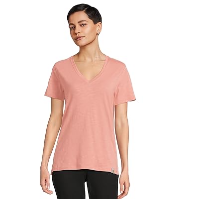 Carhartt TENCEL tm Fiber Series Relaxed Fit Short Sleeve Vneck T Shirt Women