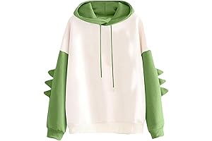 Adorable Kawaii Dinosaur Hoodie for Girls
