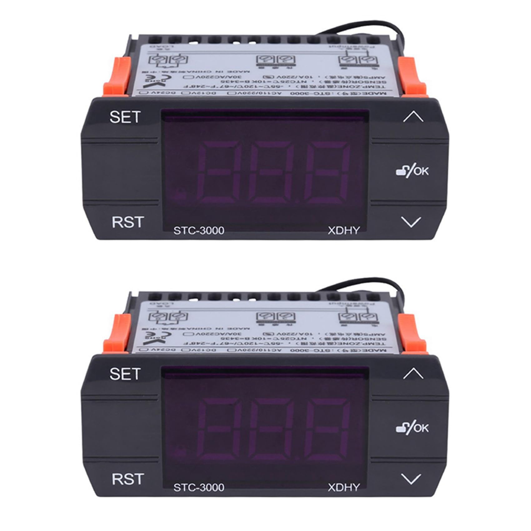 Jnchdghwa As Shown 2X -3000 Digital Temperature Controller Thermostat With Sensor 110-220V 30A