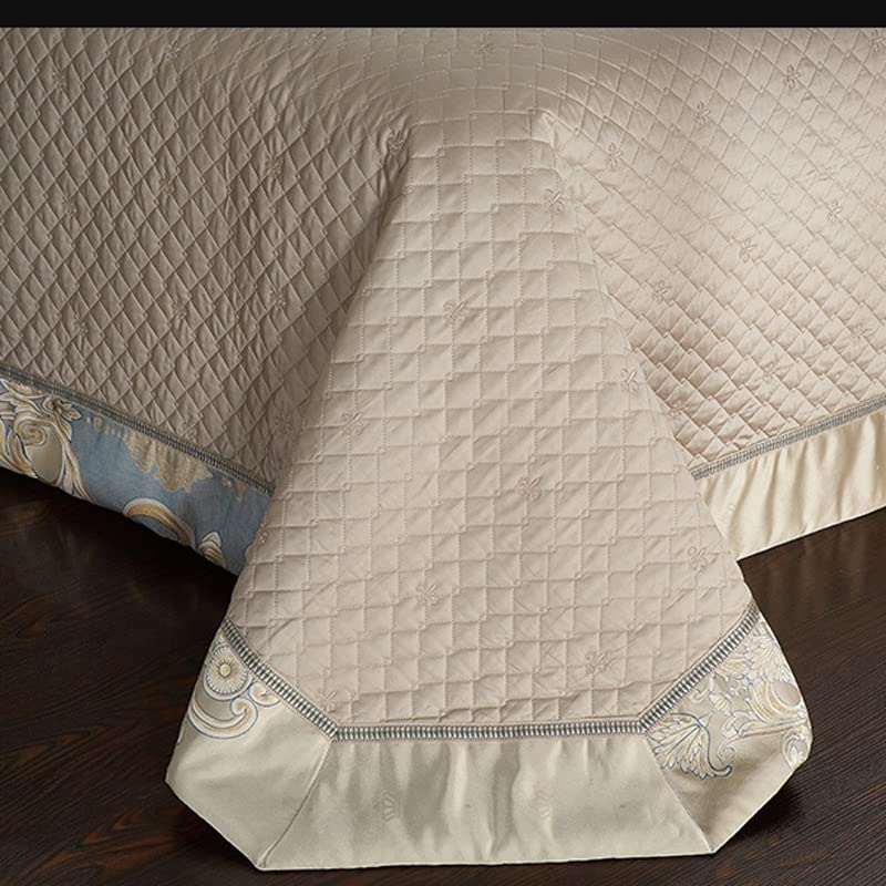 Cama de satén suave protectora para la piel en tono rosa con cuatro piezas completas 5