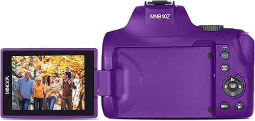 Miniatura 5 de Minolta Cámara digital de enfoque automático de 64 megapíxeles con zoom óptico de 10x, video Ultra HD 4K y disparo macro, paquete con tarjeta de
