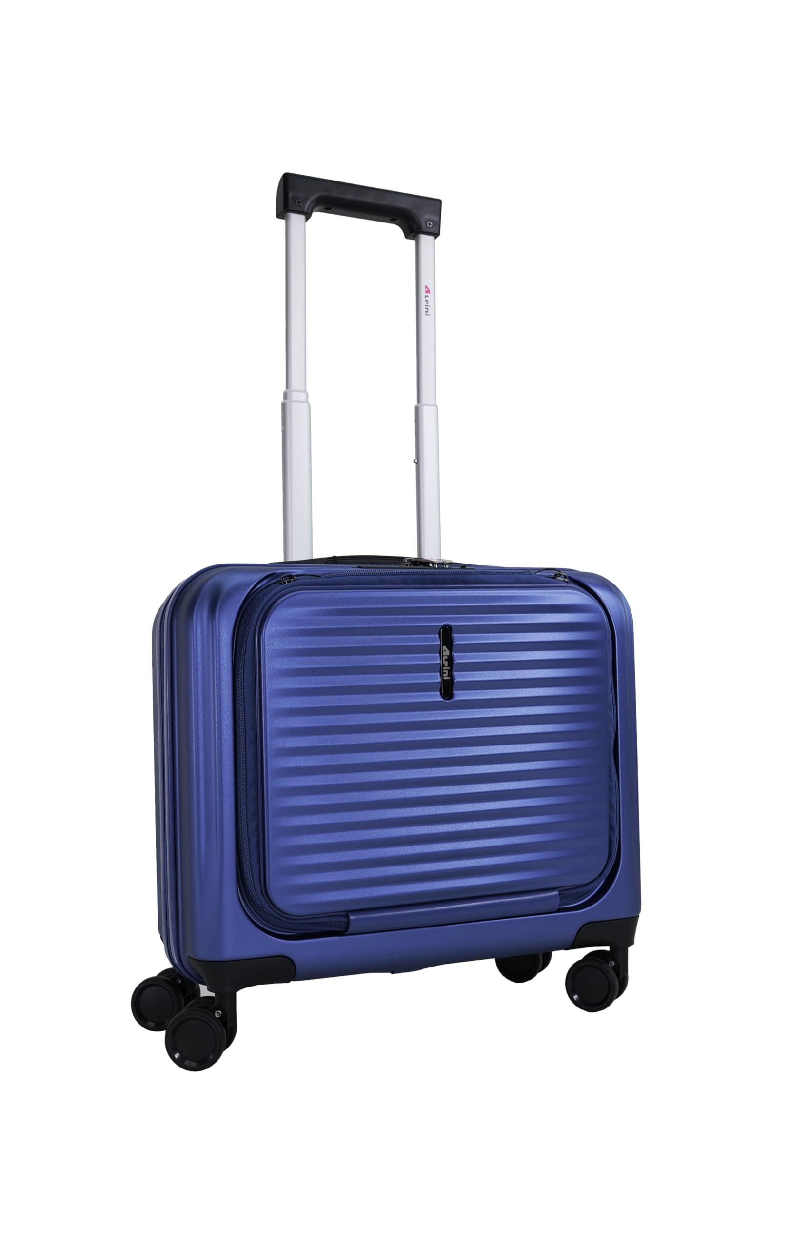 Alpini - Maleta de cabina de negocios B-Pilot-R de 8 ruedas, con toma USB para carga integrada, compatible con PC, azul (Blue), cabine 42.5x20x44cm -31L, B-PILOT-R