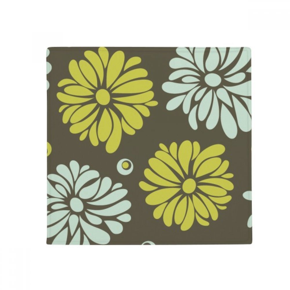 Tapis de sol chrysanthème jaune antidérapant idéal pour harmoniser la cuisine et l'entrée de maison