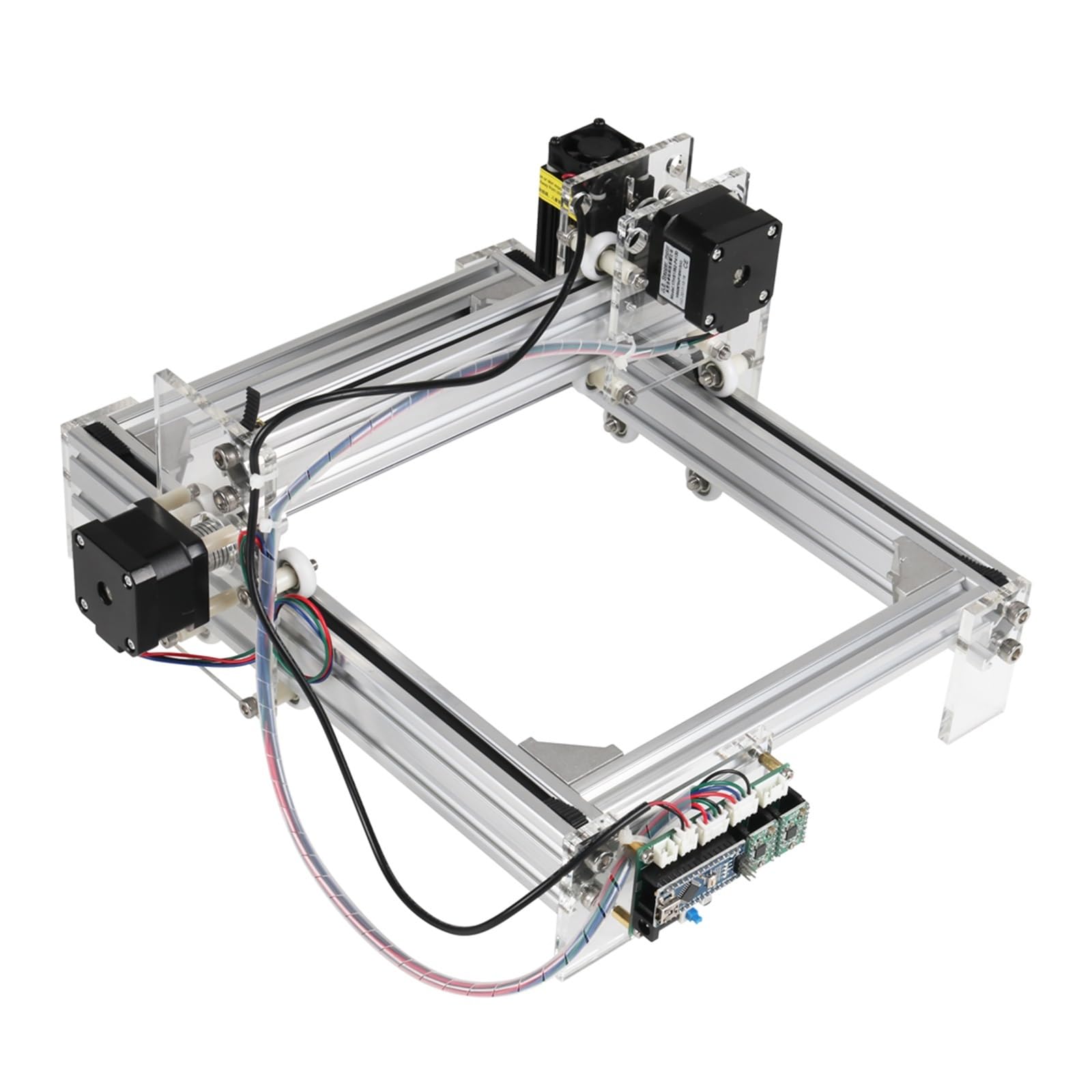 20W MINI DIY pulpit grawerka obraz LOGO drukarka CNC obszar roboczy 20cm * 17cm frezarka do drewna grawer,Główny(Without Laser)