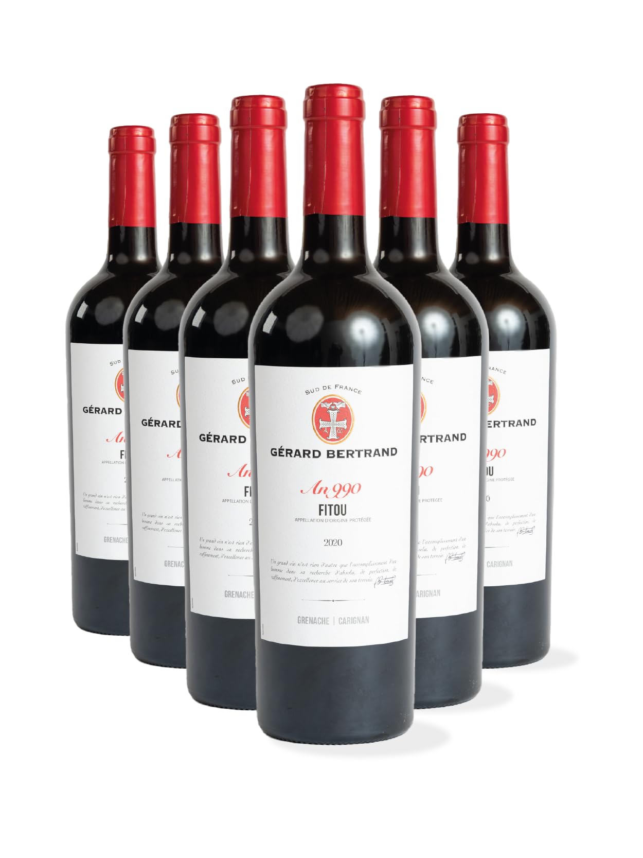 Gérard Bertrand Héritage An 990 rouge AOP Fitou 2022 6x75cl
