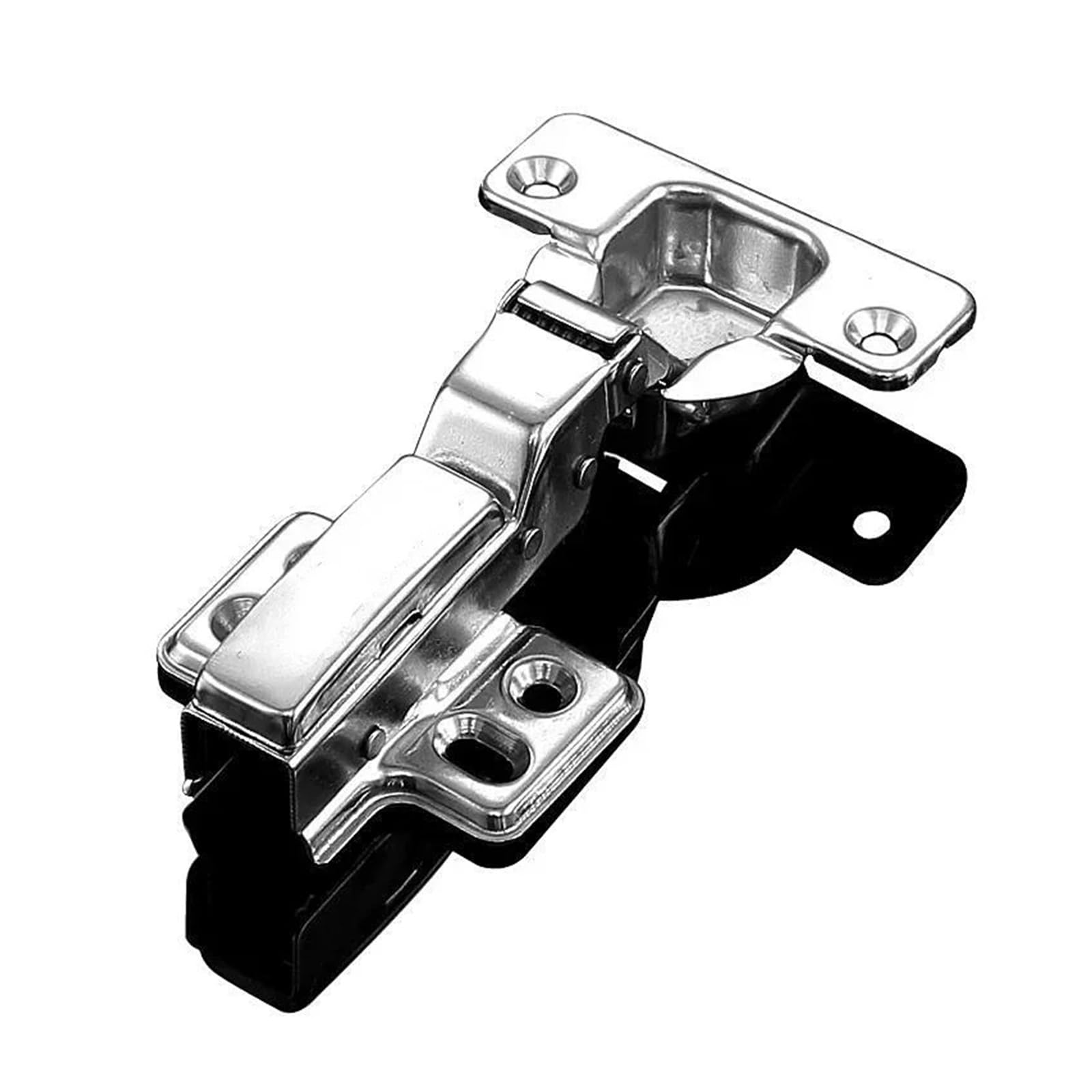 Charnière hydraulique semi-invisible en acier pour meuble de cuisine