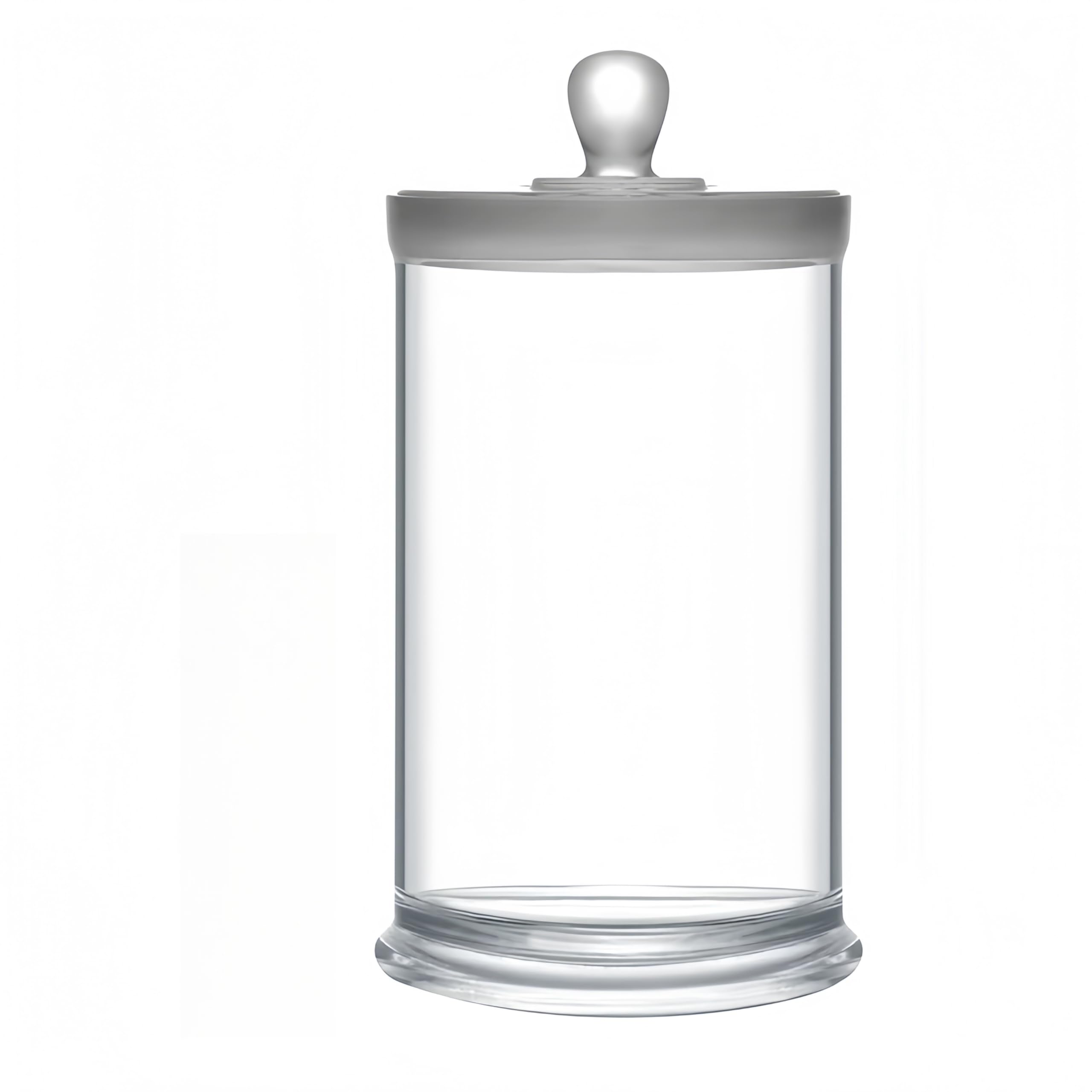 High Borosilicate Glass Specimen Bottle - Sealed Laboratory Sample Storage Jar with Frosted Mouth for Specimen Preservation(60mm*300mm)