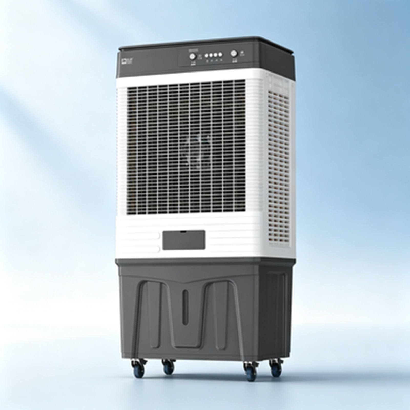 Portable Swamp Cooler, Mobile Evaporative Water Cooling Air Cooler