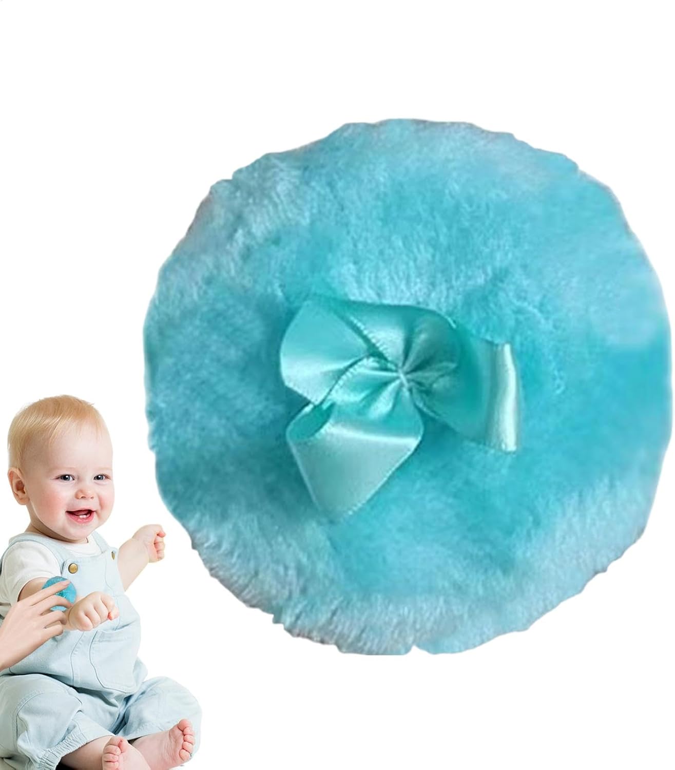 Poederpoeder voor het lichaam – babypoederpoeder, lichaamspoeder met band, poeder voor kinderen, huid