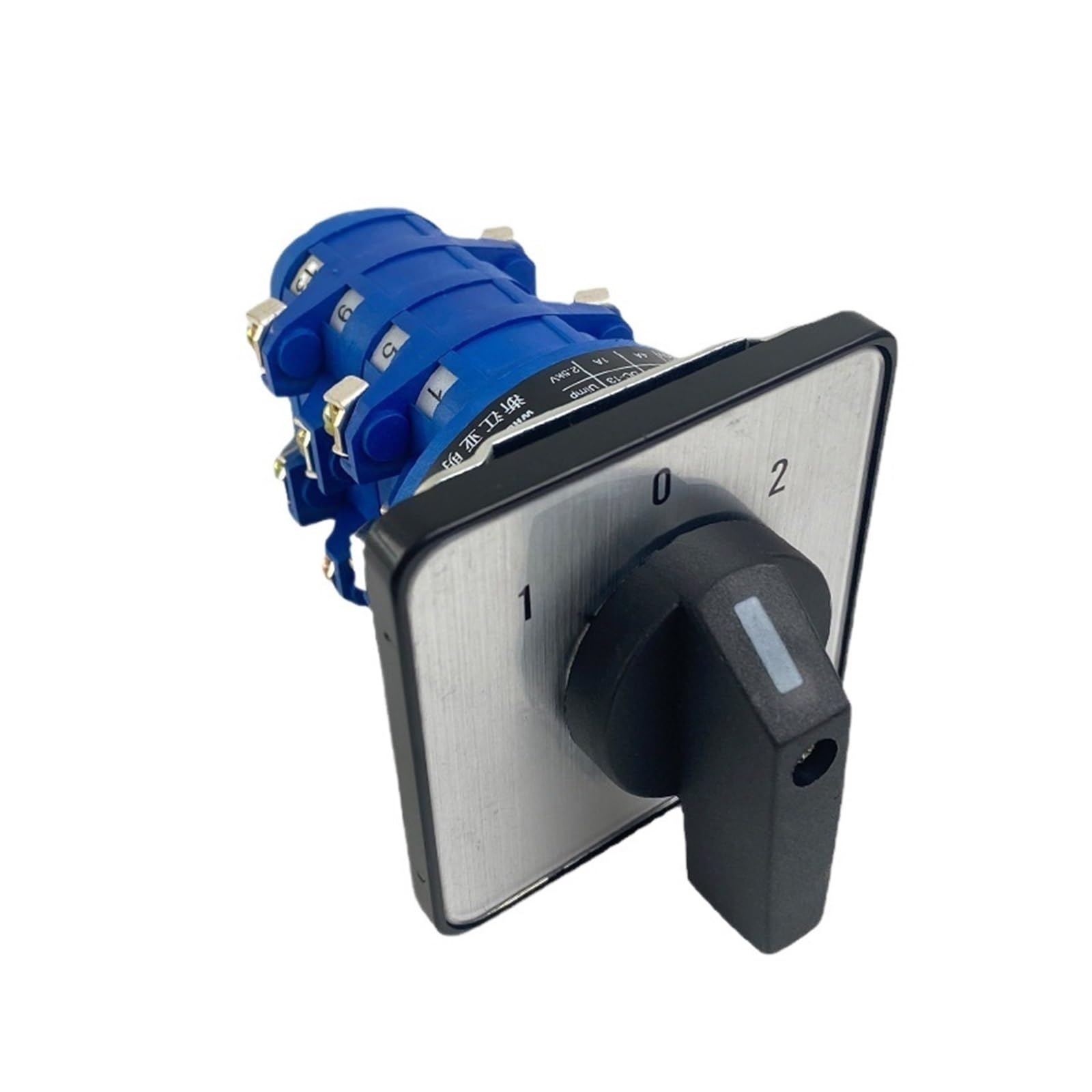YWZVBSDCS Rotary Cam Switch 16A 690V 3 Position 1-8 Poles Control Dual Power Changeover Interruptor LW39A-16 Series(3P)