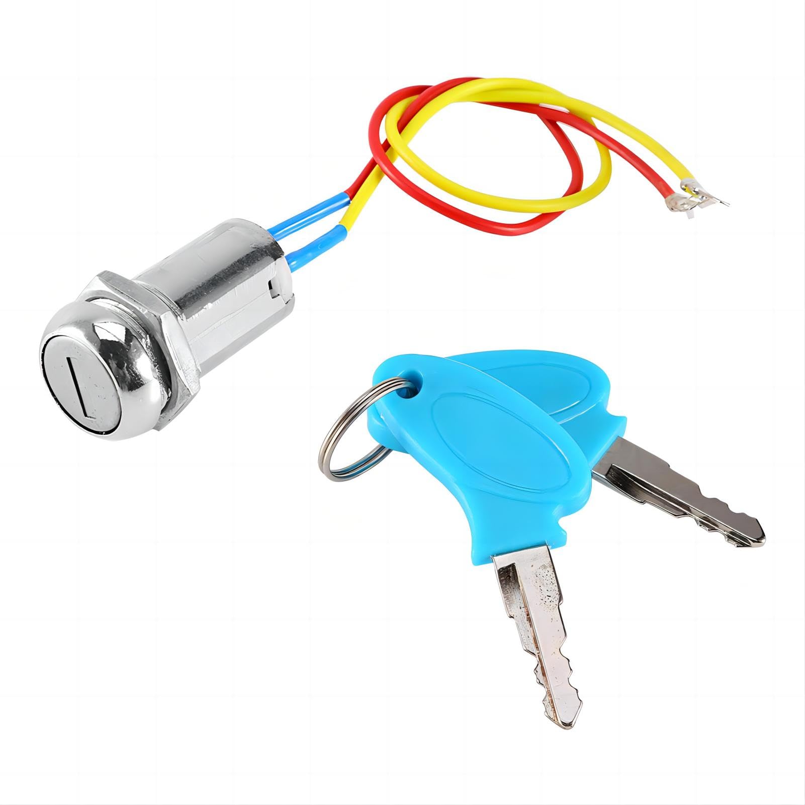 Contactslot Schakelaar, Universele 4 draads 4 pins Motorstart Contactschakelaar met Sleutel voor 50cc 70cc 90cc 110cc 125cc TaoTao SUNL ATV Crossmotor Elektrische Scooter Contactslot Schakelaar, Universele 4 draads 4 pins Motorstart Contactschakelaar met Sleutel voor 50cc 70cc 90cc 110cc 125cc TaoTao SUNL ATV Crossmotor Elektrische Scooter