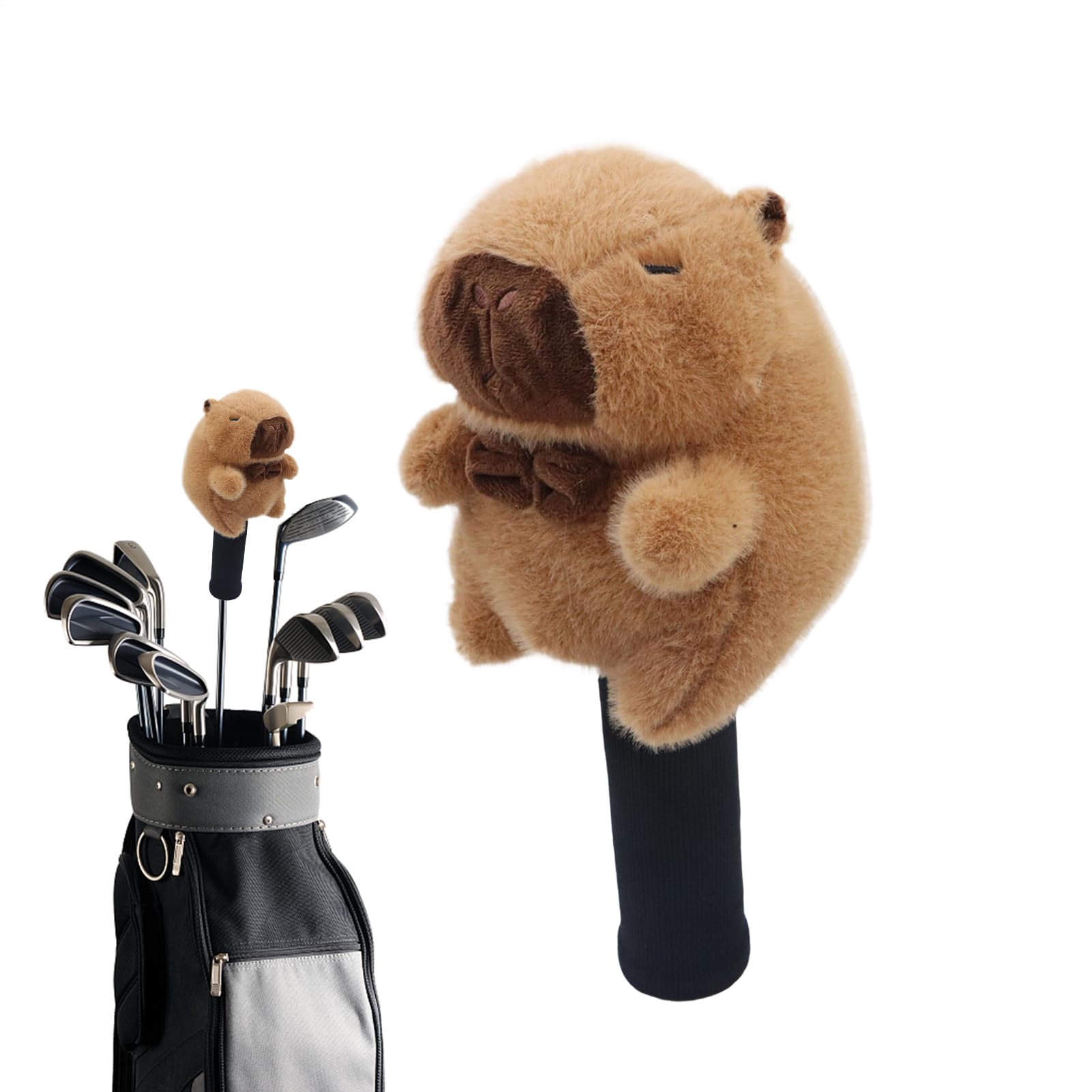 Housses Amusantes pour Clubs De Golf - Housse Driver Animaux,Équipement De Protection Cartoon en Peluche pour Golfeurs Hommes Femmes Lui Elle