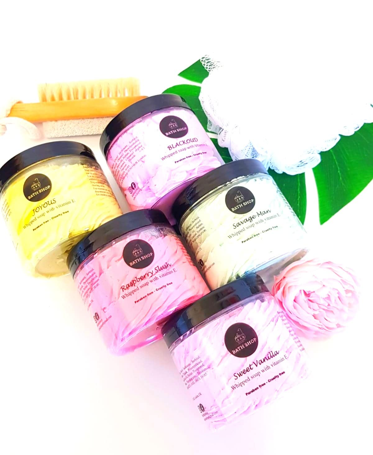 Foaming Butter/Whipped Body Soap - Black Oud (Green, Savage Man)