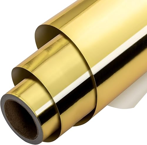 Homeral Rollo de papel de regalo metálico, 46.8 pies cuadrados (17 pulgadas x 32.8 pies), color sólido dorado para Navidad, cumpleaños, vacaciones, disponible en Yaxa Venezuela