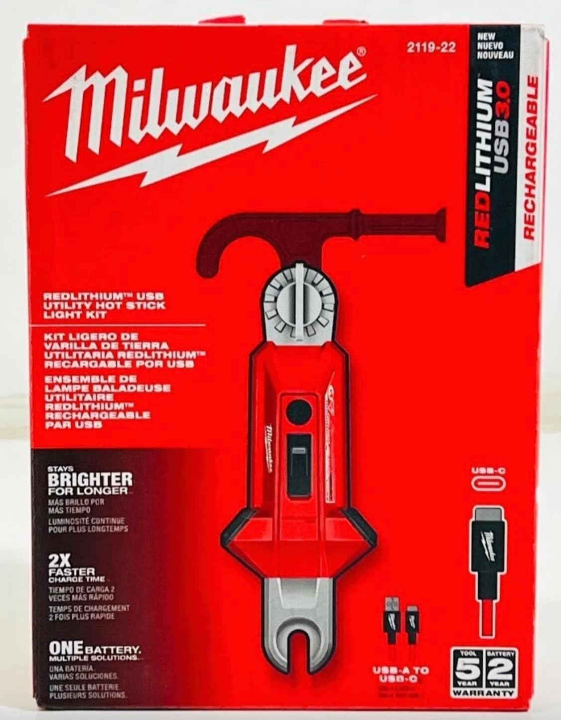 Milwaukee Electric - Utility HOT Stick Light