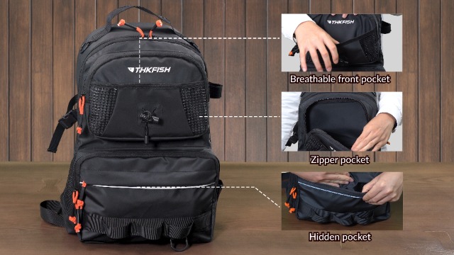 Amazon.com : THKFISH Fishing Backpack with Tackle Boxes, 20L