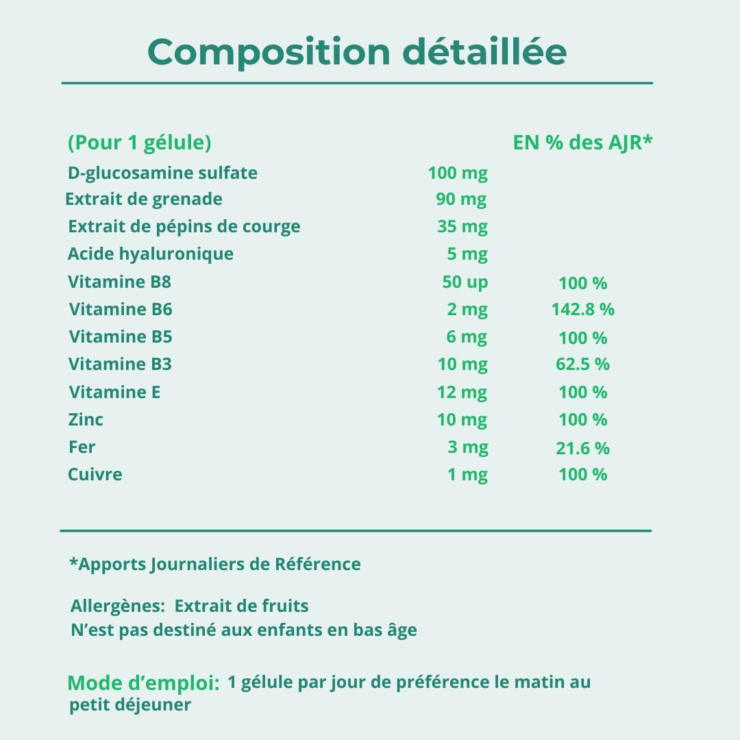 Oxyprolane® Cheveux & Ongle • Complément Alimentaire Pousse cheveux • Cure 3 mois / 90 gélules (1/j) • Biotine & Acide Hyaluronique • Fabriqué en France par BIO-RECHERCHE ®