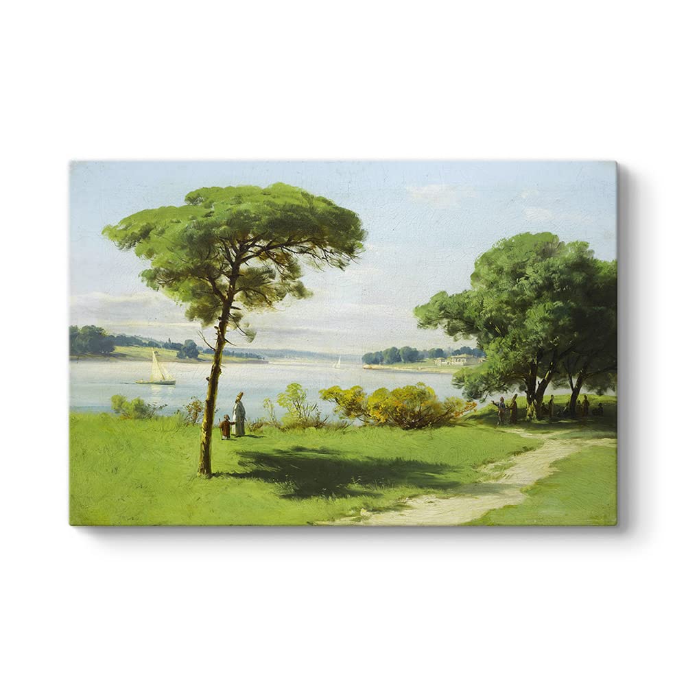 Hoca Ali Rıza - Manzara Tablosu 45 x 30