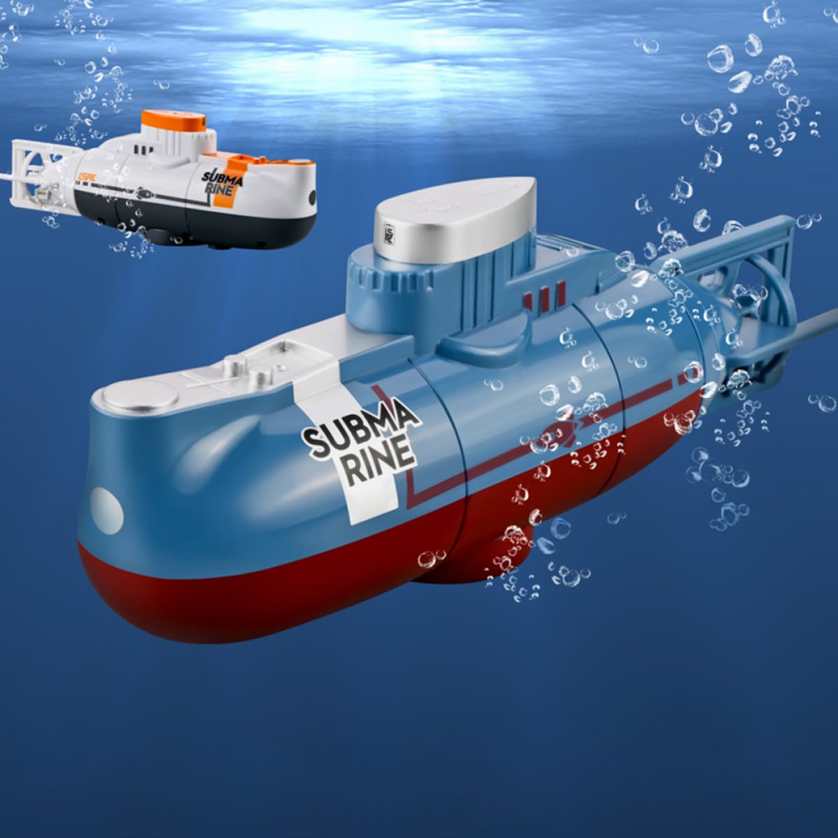 Yardwe Submarino Teledirigido RC Barco De Juguete Eléctrico Submarino Juguete Mini para Bañera y Piscina